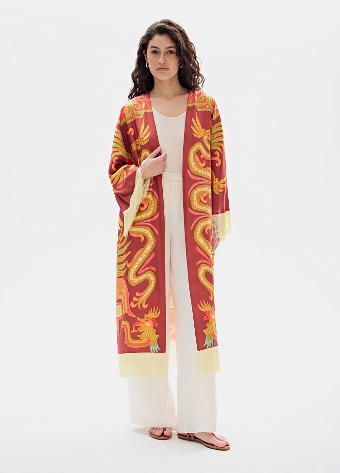 картинка Кимоно из шелка от бренда Оксаны Лаврентьевой OLOLOL
