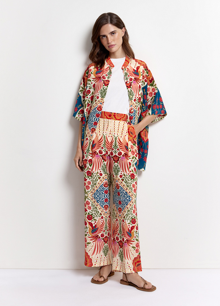 картинка Брюки из шелка от бренда Оксаны Лаврентьевой OLOLOL