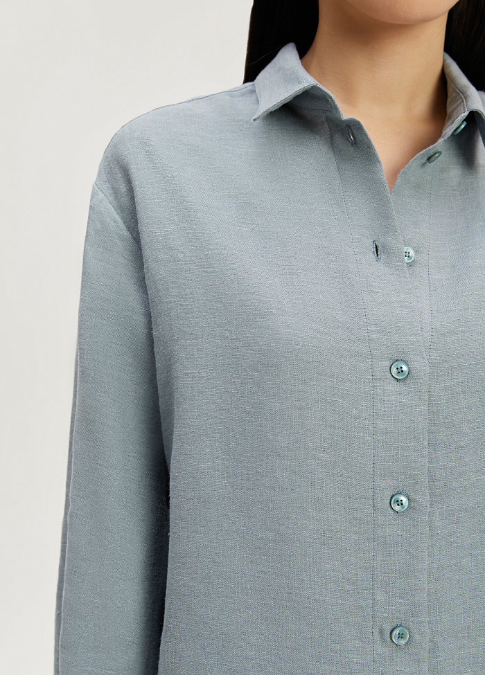 картинка Блузка из льна от бренда Оксаны Лаврентьевой OLOLOL