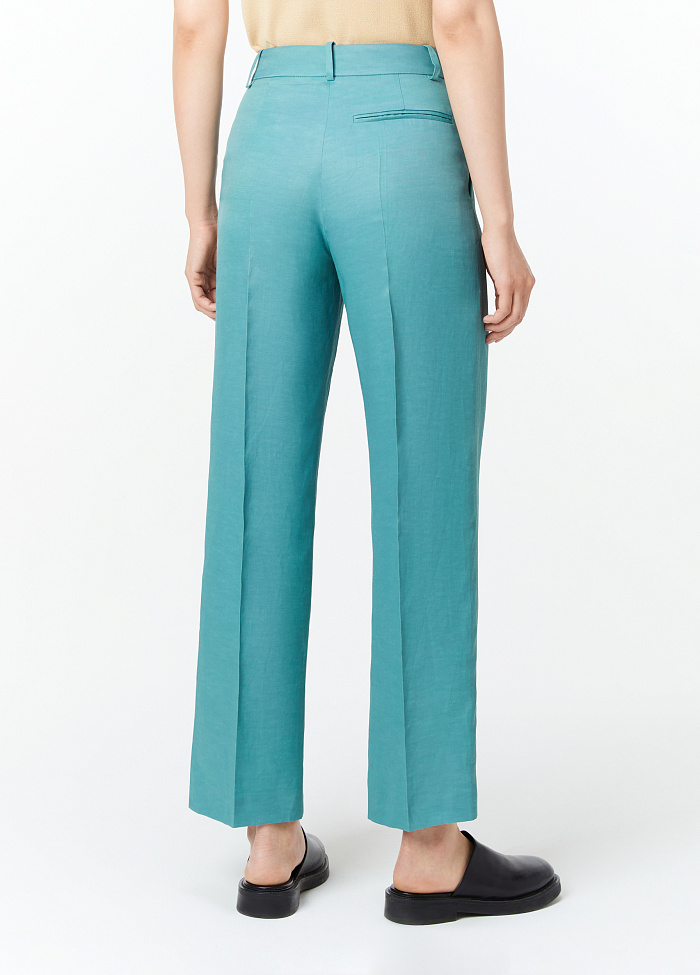 картинка Брюки из вискозы и льна от бренда Оксаны Лаврентьевой OLOLOL