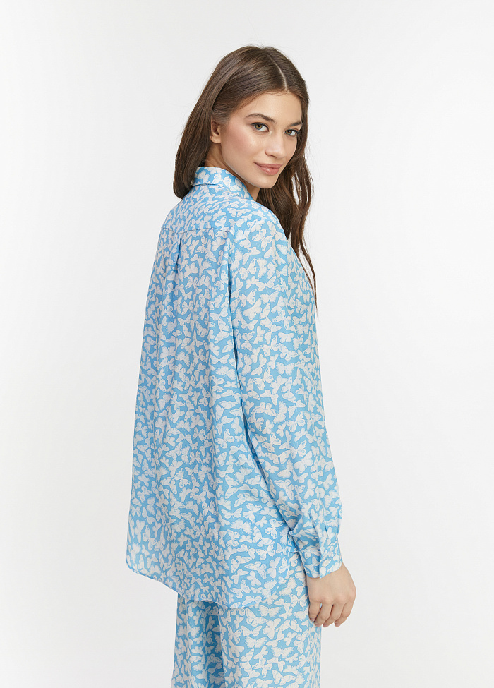 картинка Блузка из шелка от бренда Оксаны Лаврентьевой OLOLOL