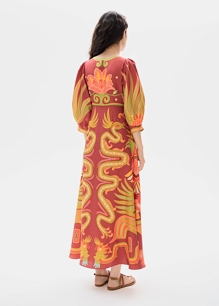 картинка Платье из шелка от бренда Оксаны Лаврентьевой OLOLOL