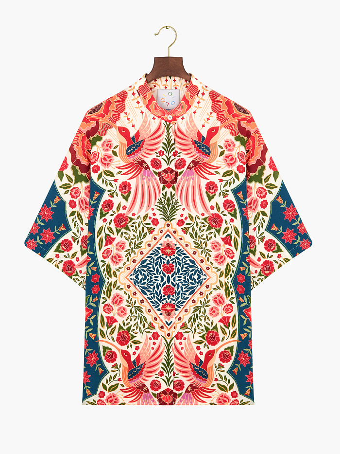 картинка Рубашка из шелка от бренда Оксаны Лаврентьевой OLOLOL