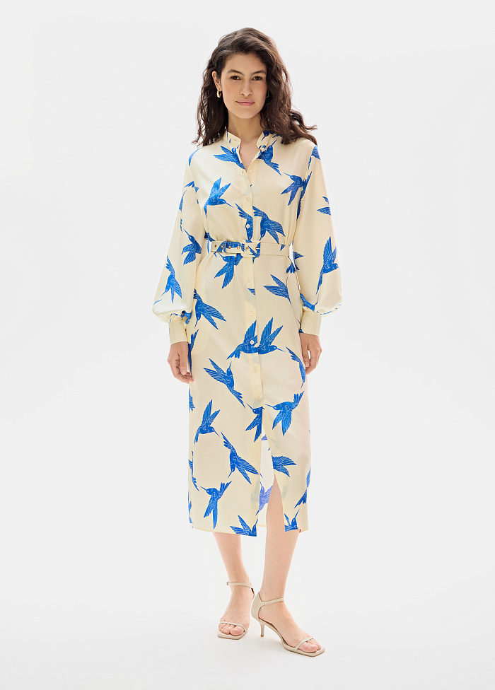 картинка Платье из шелка от бренда Оксаны Лаврентьевой OLOLOL