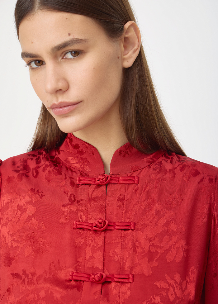 картинка Платье из жаккарда от бренда Оксаны Лаврентьевой OLOLOL