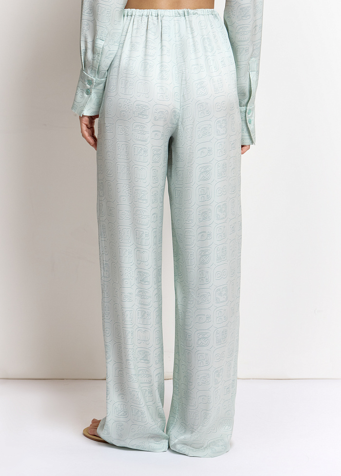 картинка Брюки из шелка от бренда Оксаны Лаврентьевой OLOLOL