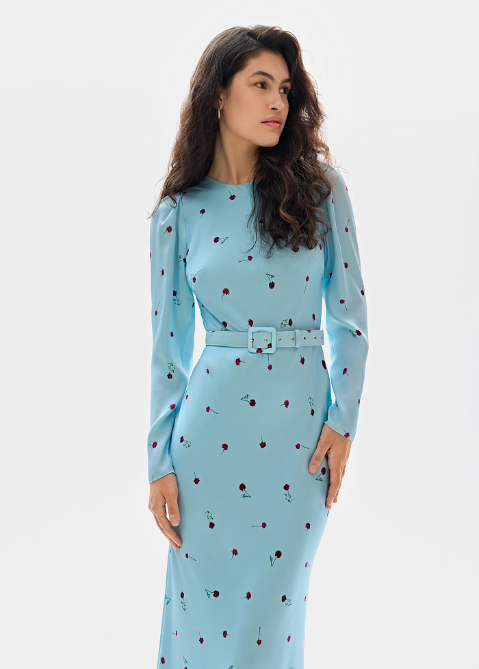 картинка Платье из шелка от бренда Оксаны Лаврентьевой OLOLOL