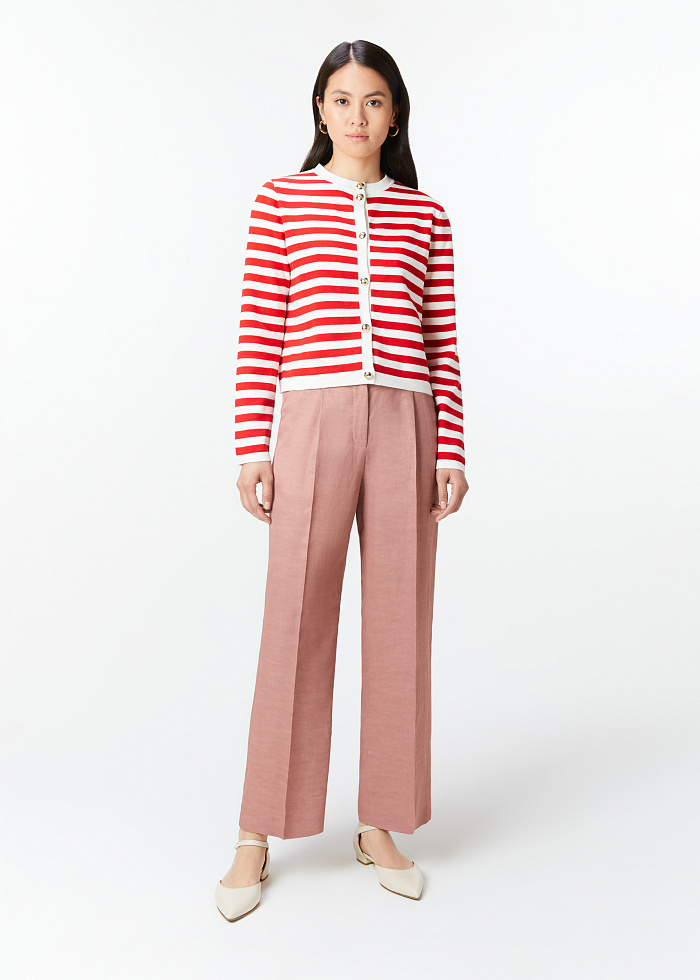 картинка Брюки из вискозы и льна от бренда Оксаны Лаврентьевой OLOLOL