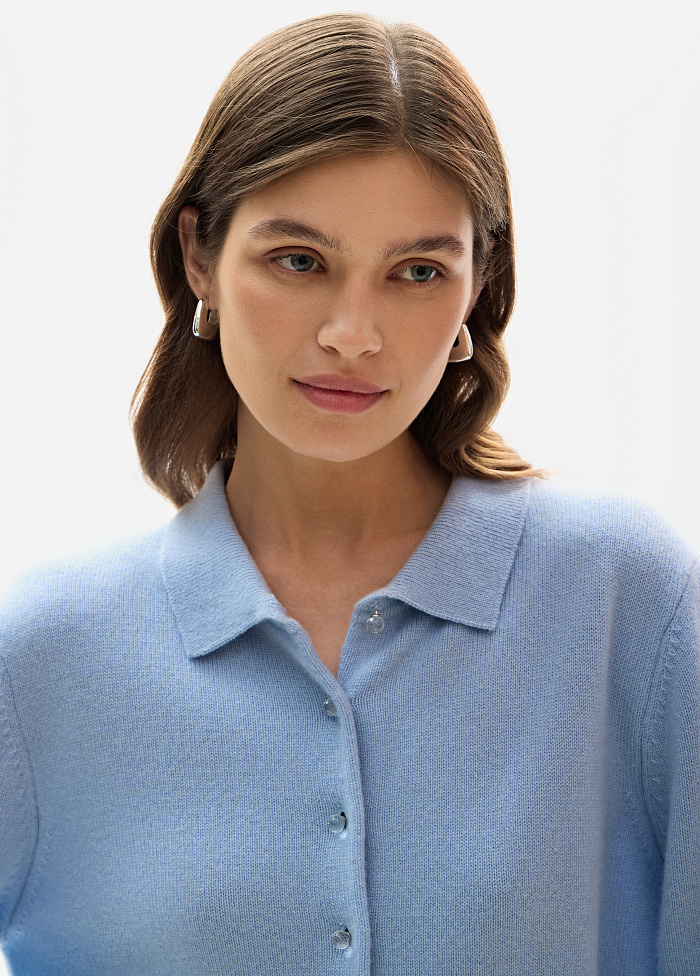 картинка Кардиган вязаный из кашемира от бренда Оксаны Лаврентьевой OLOLOL