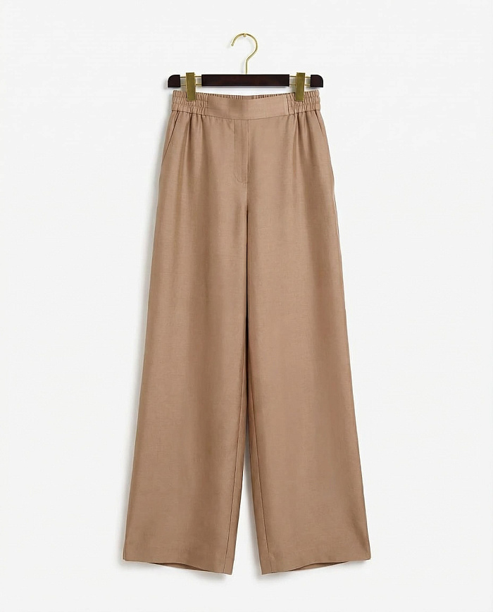 картинка Брюки из шелка и хлопка от бренда Оксаны Лаврентьевой OLOLOL