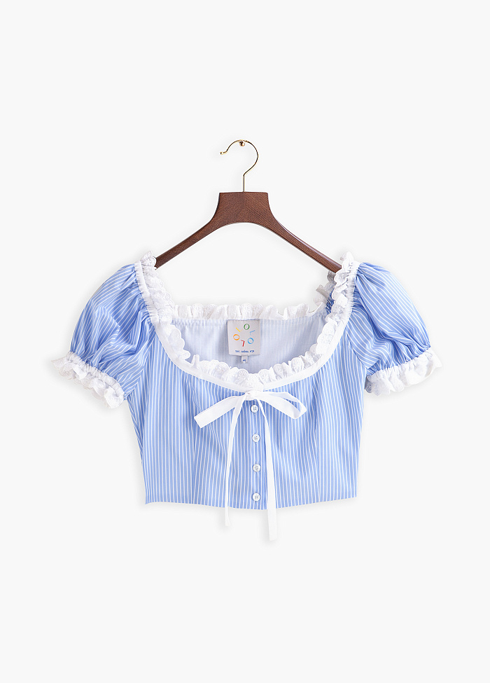 картинка Топ из хлопка от бренда Оксаны Лаврентьевой OLOLOL