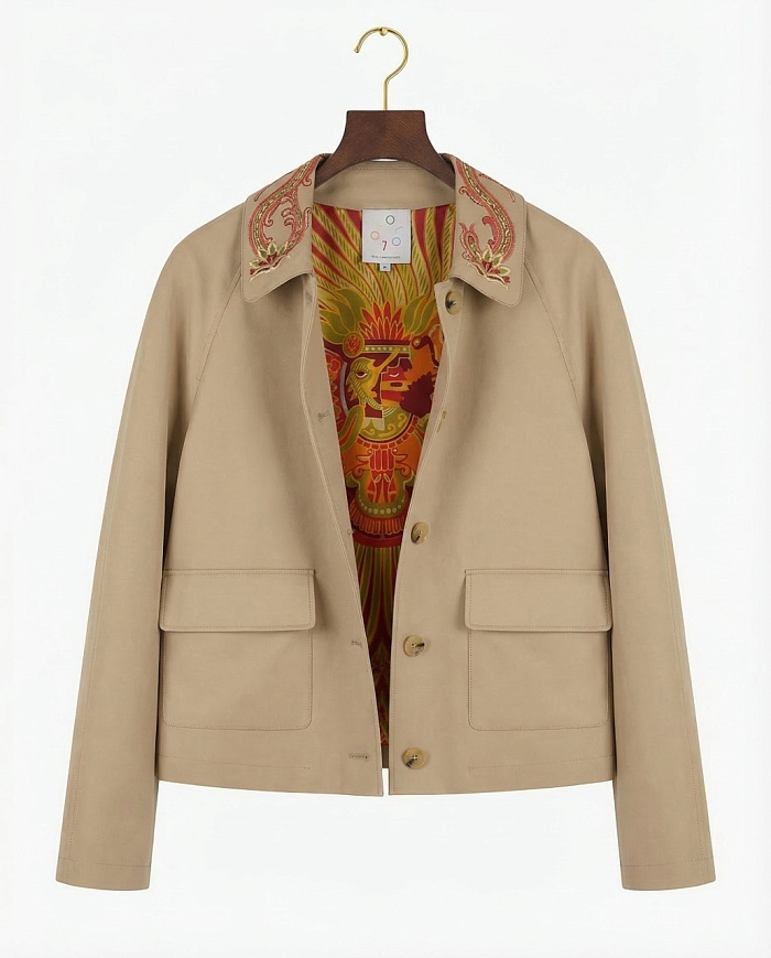 картинка Куртка из хлопка от бренда Оксаны Лаврентьевой OLOLOL