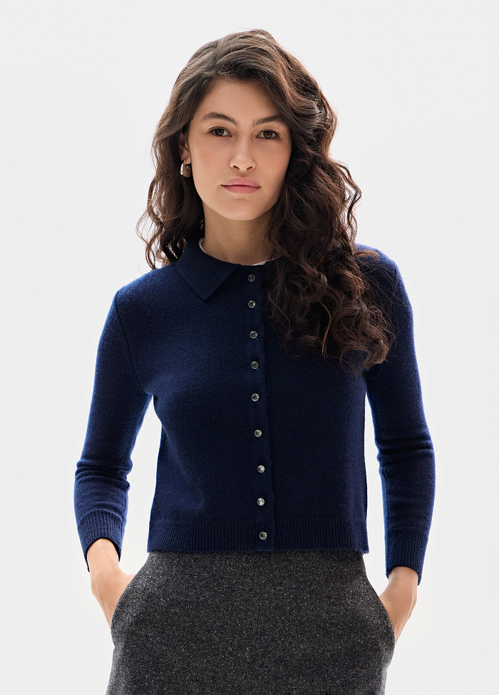 картинка Кардиган вязаный из кашемира от бренда Оксаны Лаврентьевой OLOLOL