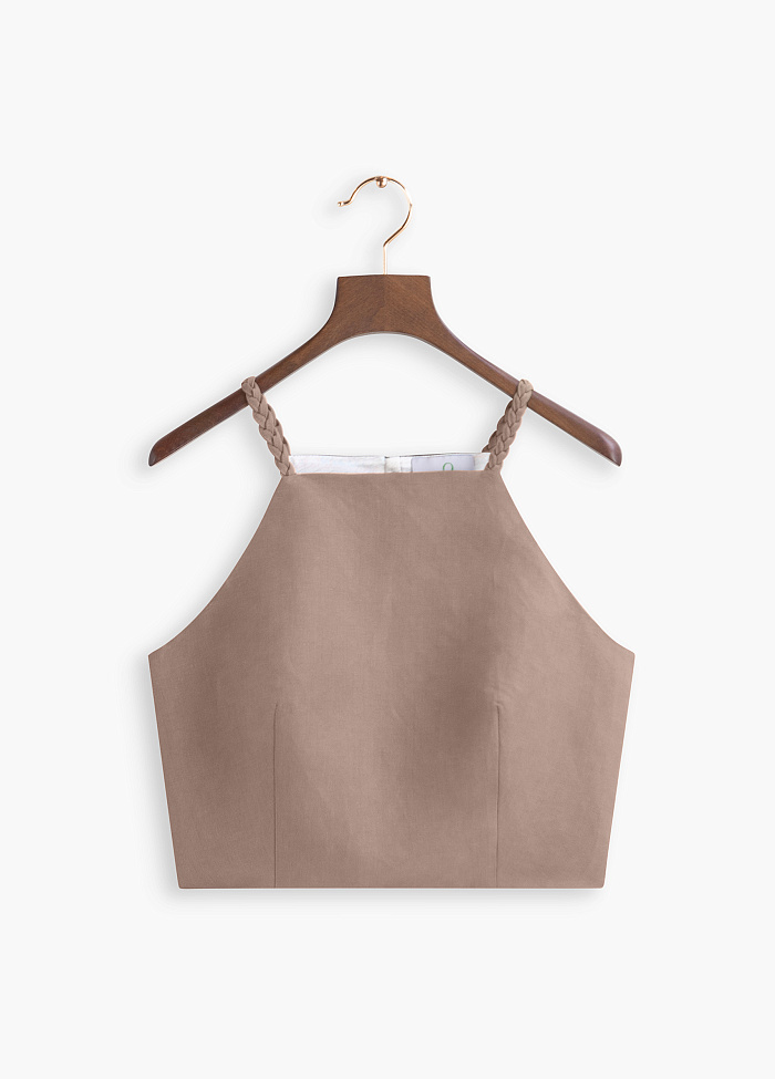 картинка Топ из льна и лиоцелла от бренда Оксаны Лаврентьевой OLOLOL