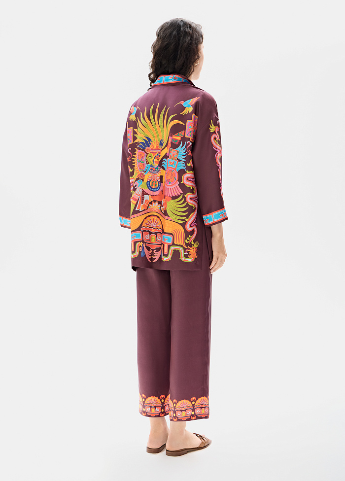 картинка Брюки из шелка от бренда Оксаны Лаврентьевой OLOLOL