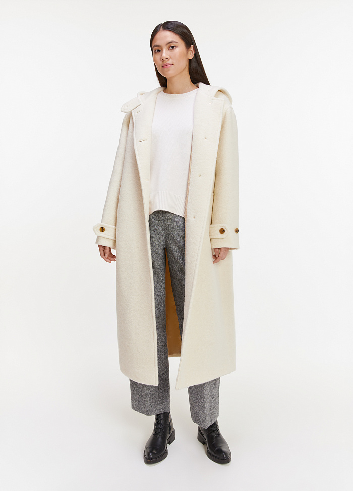 картинка Пальто из шерсти альпаки от бренда Оксаны Лаврентьевой OLOLOL