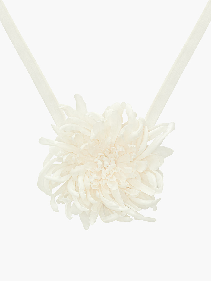 картинка Чокер Георгин из шелка от бренда Оксаны Лаврентьевой OLOLOL