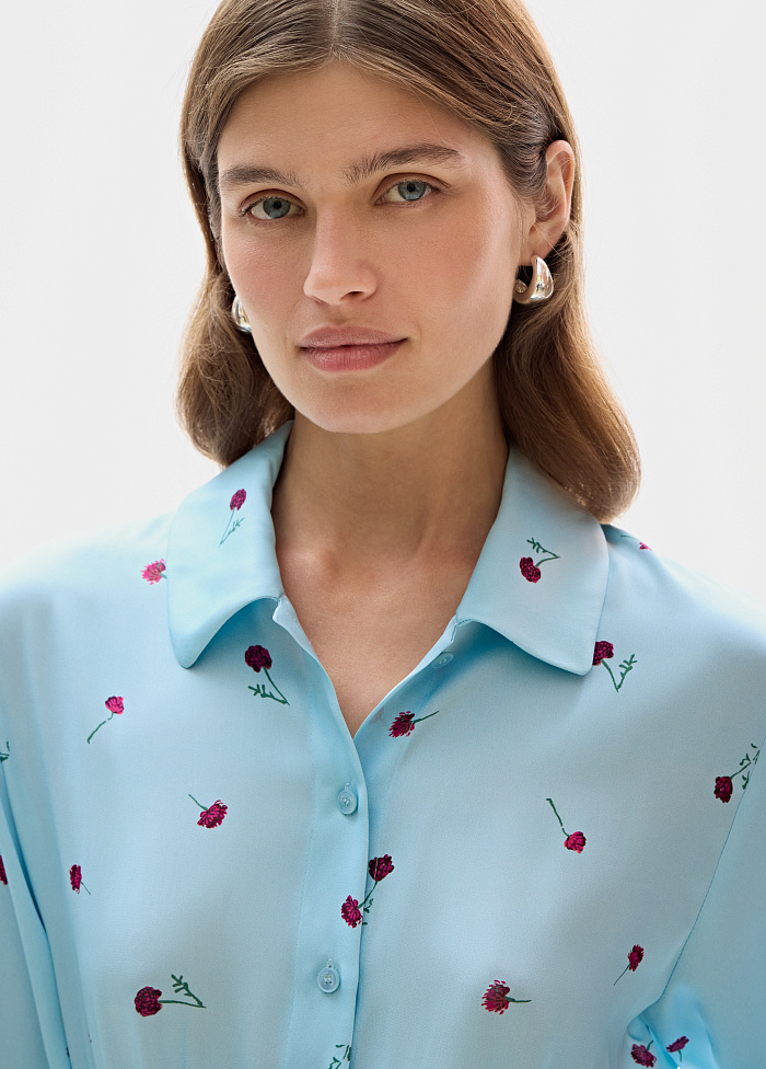 картинка Платье из шелка от бренда Оксаны Лаврентьевой OLOLOL