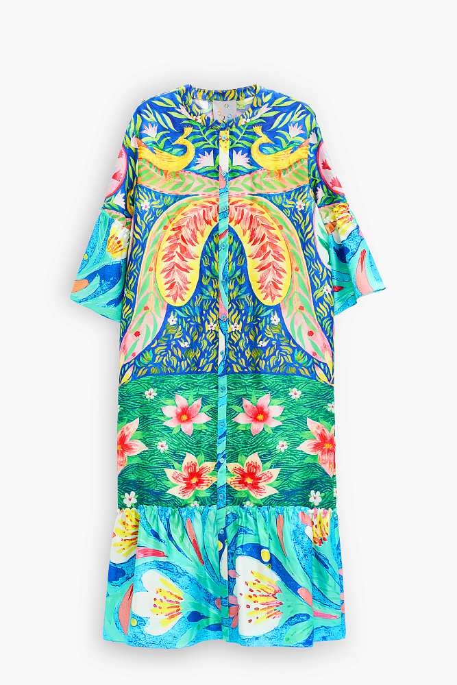 картинка Платье из шелка от бренда Оксаны Лаврентьевой OLOLOL