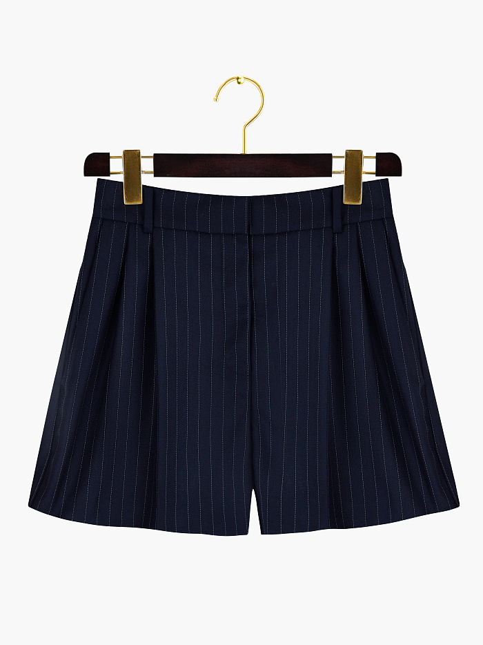 картинка Шорты из шерсти в полоску от бренда Оксаны Лаврентьевой OLOLOL