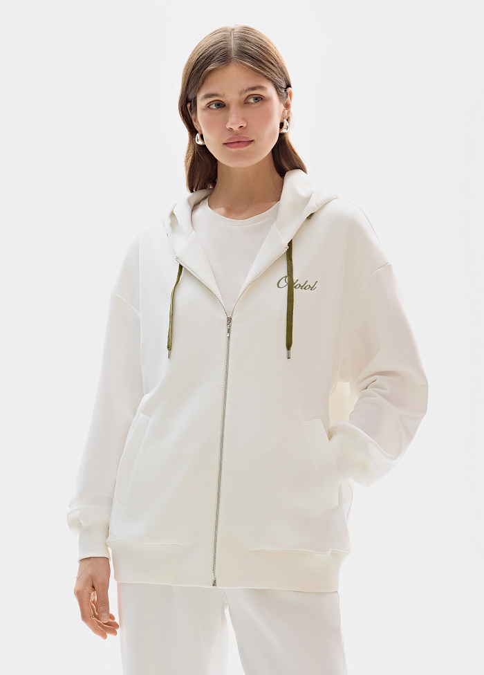 картинка Свитшот из хлопка от бренда Оксаны Лаврентьевой OLOLOL