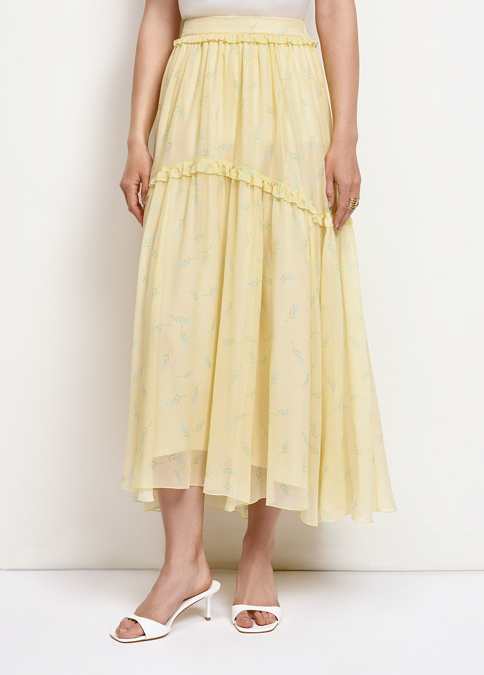 картинка Юбка из шелка от бренда Оксаны Лаврентьевой OLOLOL