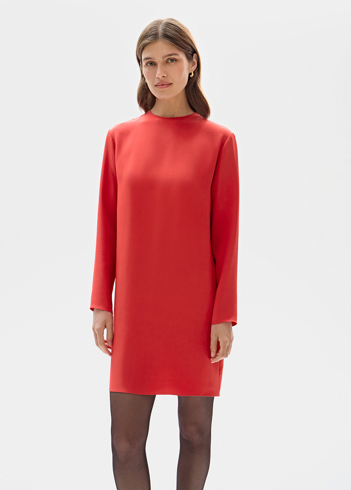 картинка Платье из шелка от бренда Оксаны Лаврентьевой OLOLOL