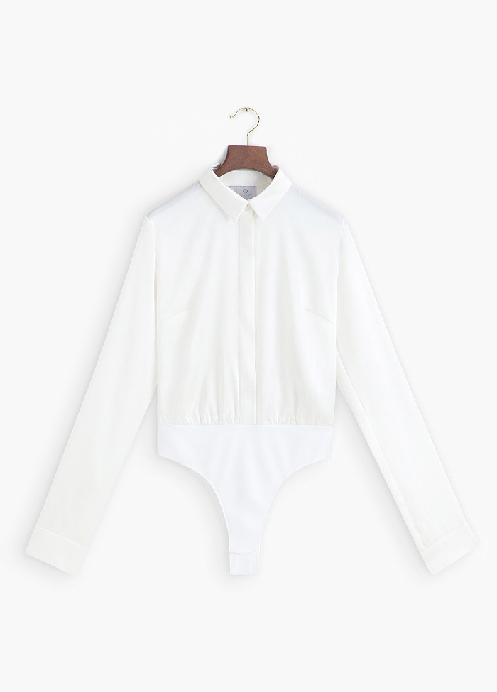 картинка Блузка-Боди из шелка от бренда Оксаны Лаврентьевой OLOLOL