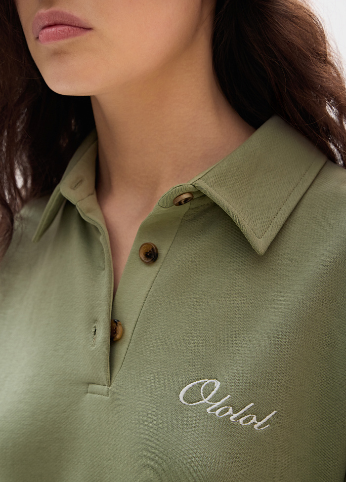 картинка Свитшот из хлопка от бренда Оксаны Лаврентьевой OLOLOL