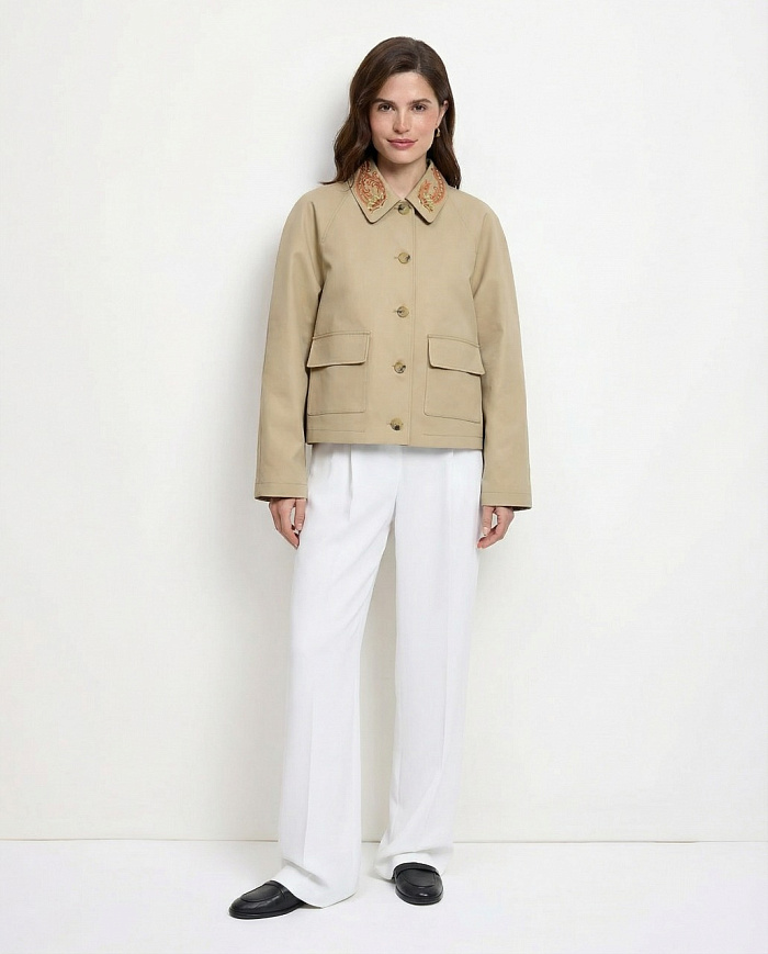 картинка Куртка из хлопка от бренда Оксаны Лаврентьевой OLOLOL