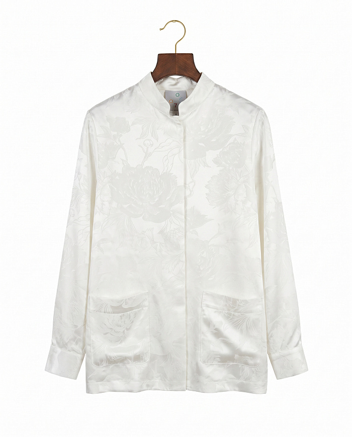 картинка Блузка из шелка от бренда Оксаны Лаврентьевой OLOLOL