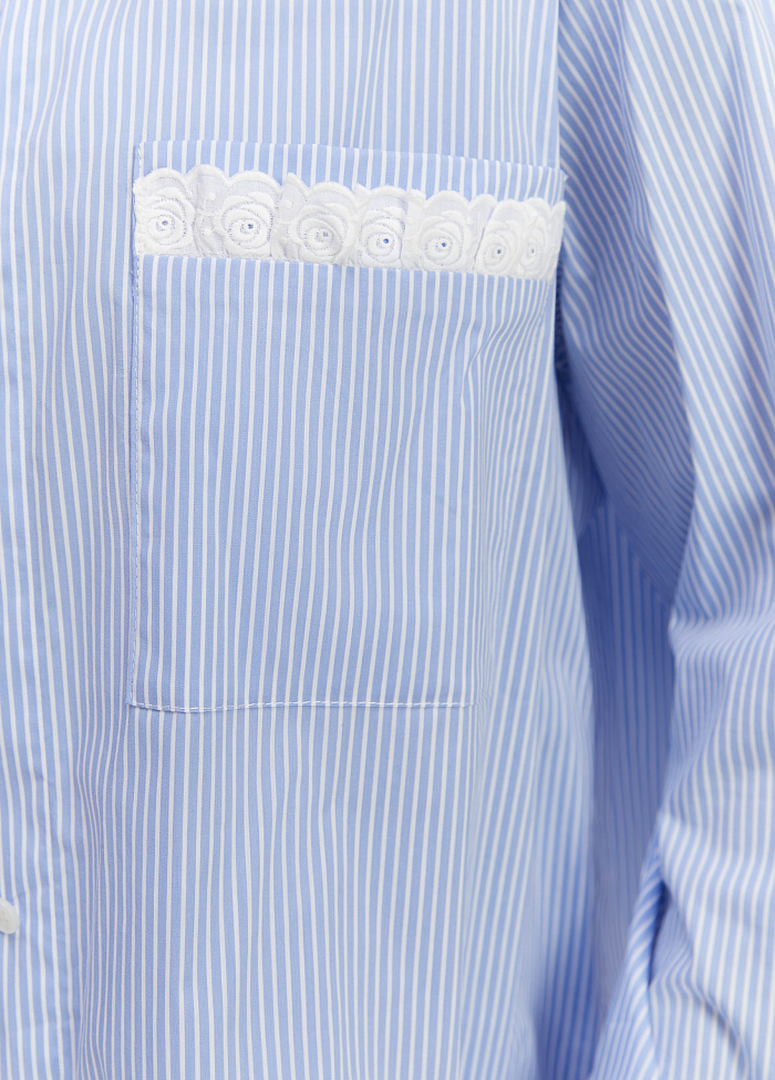 картинка Рубашка из хлопка от бренда Оксаны Лаврентьевой OLOLOL