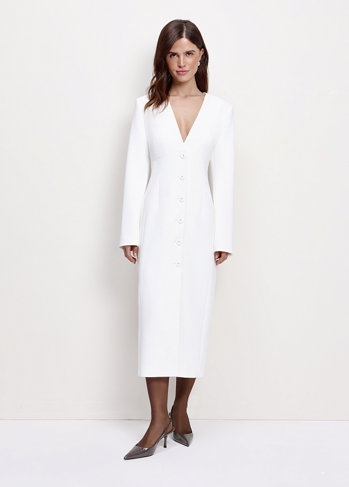 картинка Платье из крепа от бренда Оксаны Лаврентьевой OLOLOL