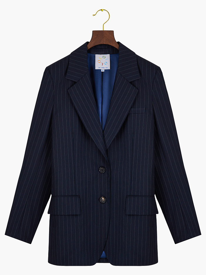 картинка Жакет из шерсти в полоску от бренда Оксаны Лаврентьевой OLOLOL