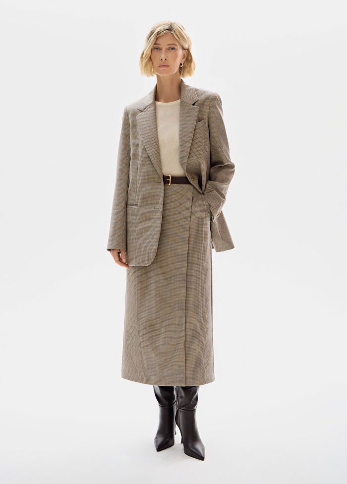 картинка Юбка из шерсти от бренда Оксаны Лаврентьевой OLOLOL