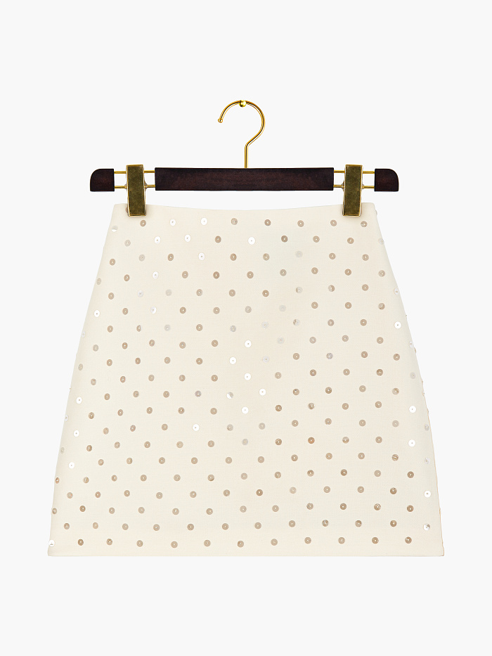 картинка Юбка мини расшитая бисером от бренда Оксаны Лаврентьевой OLOLOL