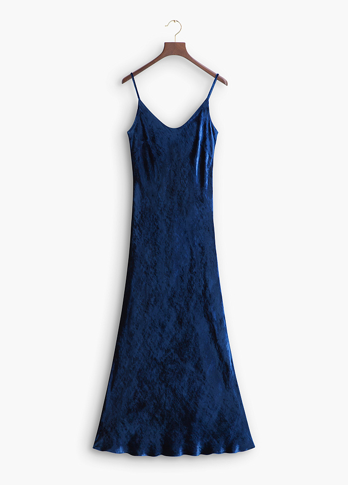 картинка Платье-комбинация из бархата от бренда Оксаны Лаврентьевой OLOLOL