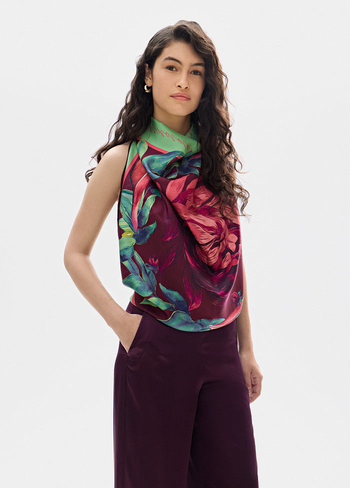 картинка Платок из шелка от бренда Оксаны Лаврентьевой OLOLOL