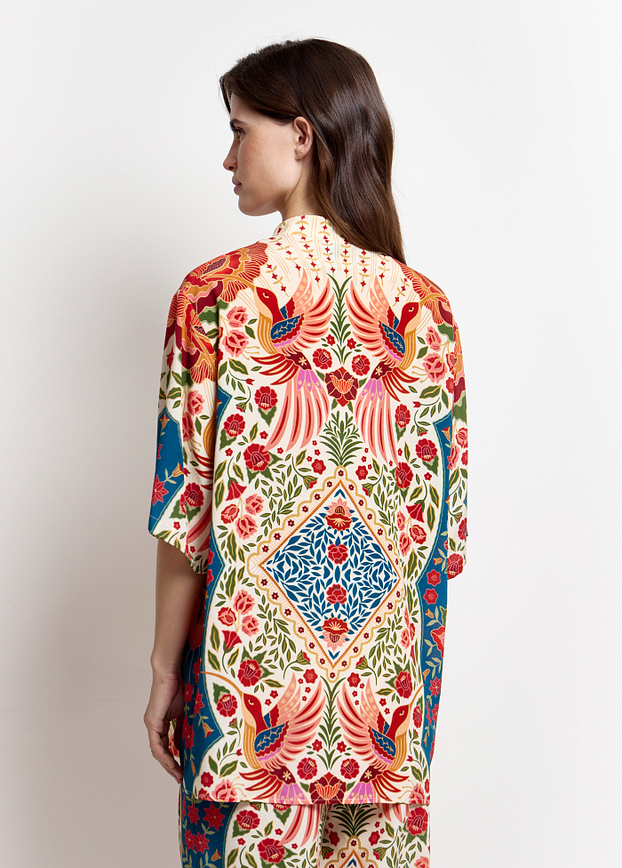 картинка Рубашка из шелка от бренда Оксаны Лаврентьевой OLOLOL