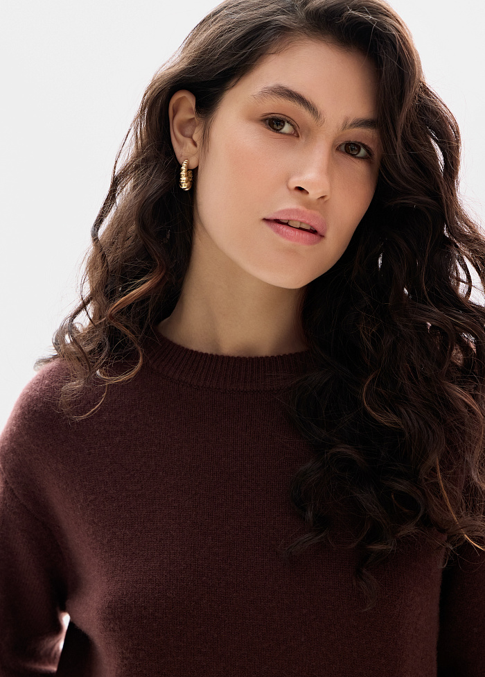 картинка Свитер вязаный из кашемира от бренда Оксаны Лаврентьевой OLOLOL