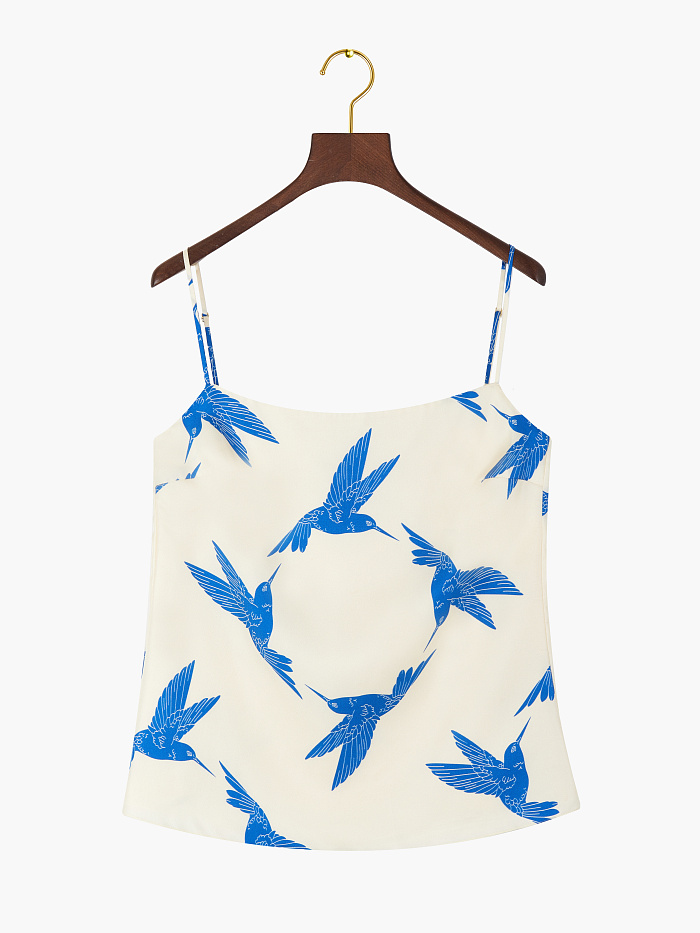 картинка Топ из шелка от бренда Оксаны Лаврентьевой OLOLOL