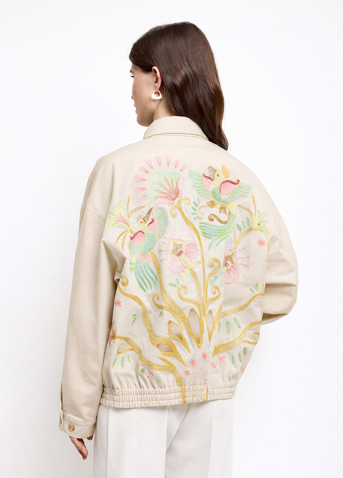 картинка Бомбер из хлопка от бренда Оксаны Лаврентьевой OLOLOL