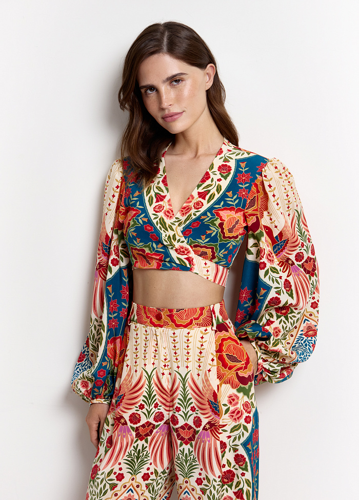 картинка Блузка из шелка от бренда Оксаны Лаврентьевой OLOLOL