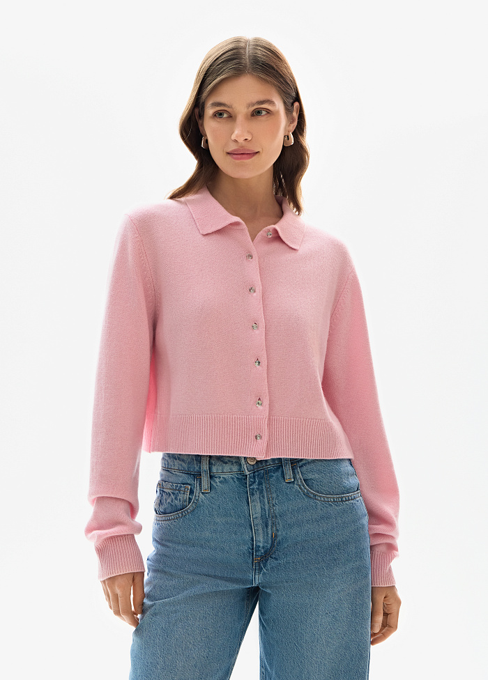 картинка Кардиган вязаный из кашемира от бренда Оксаны Лаврентьевой OLOLOL