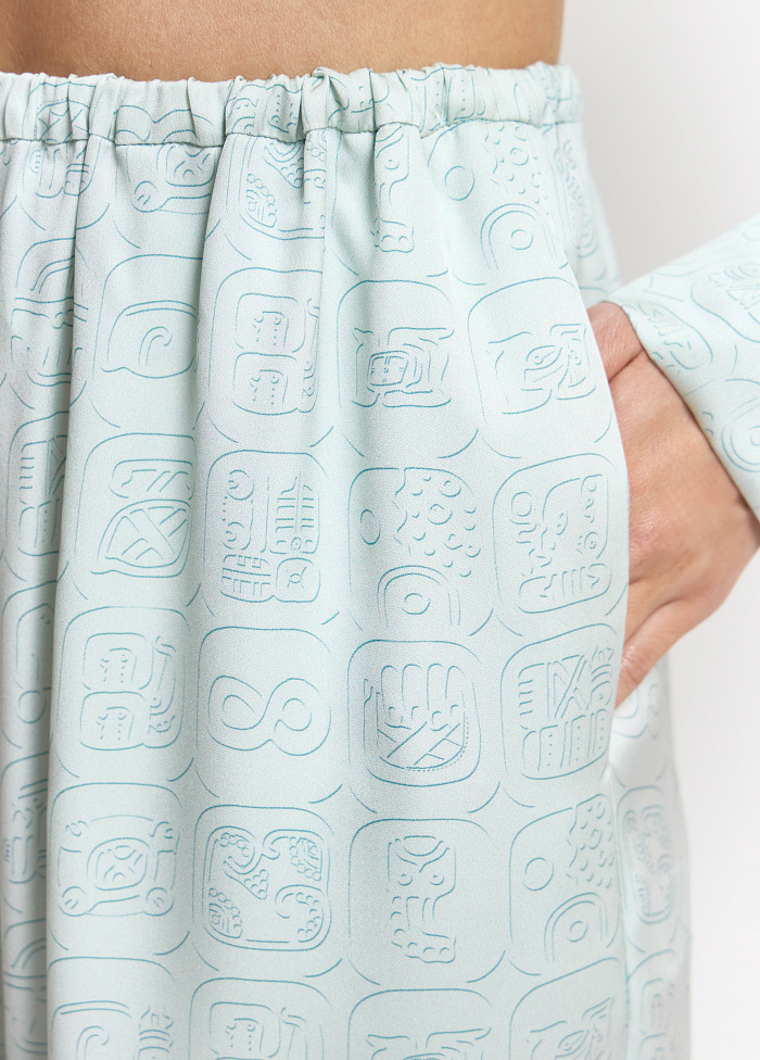 картинка Брюки из шелка от бренда Оксаны Лаврентьевой OLOLOL