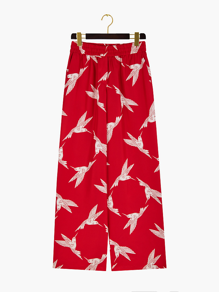 картинка Брюки на резинке из шелка  от бренда Оксаны Лаврентьевой OLOLOL