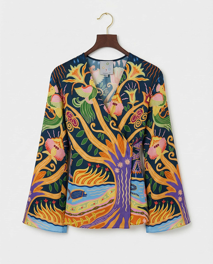 картинка Жакет из шелка от бренда Оксаны Лаврентьевой OLOLOL
