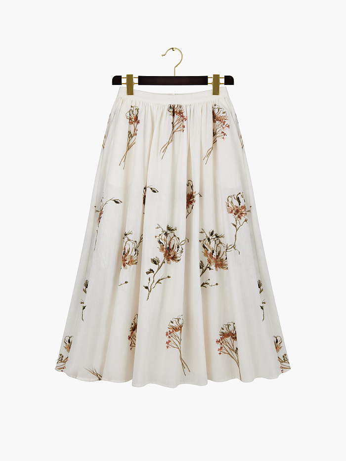 картинка Юбка с вышивкой и пайетками от бренда Оксаны Лаврентьевой OLOLOL