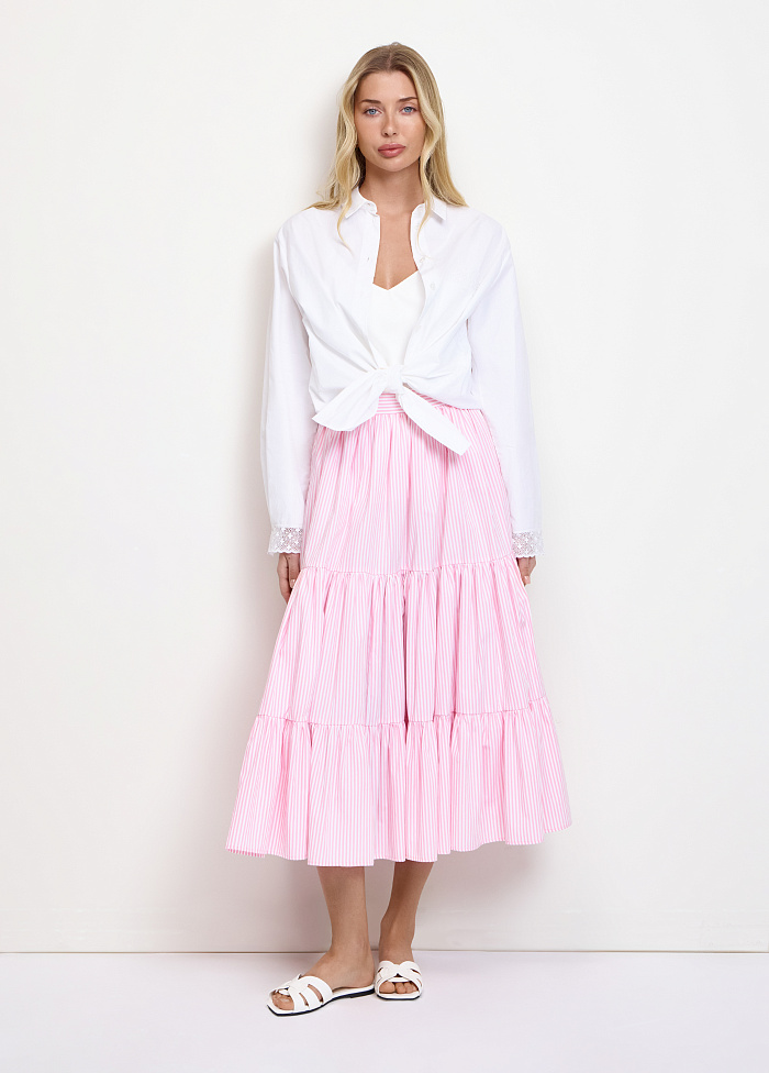 картинка Юбка из хлопка от бренда Оксаны Лаврентьевой OLOLOL