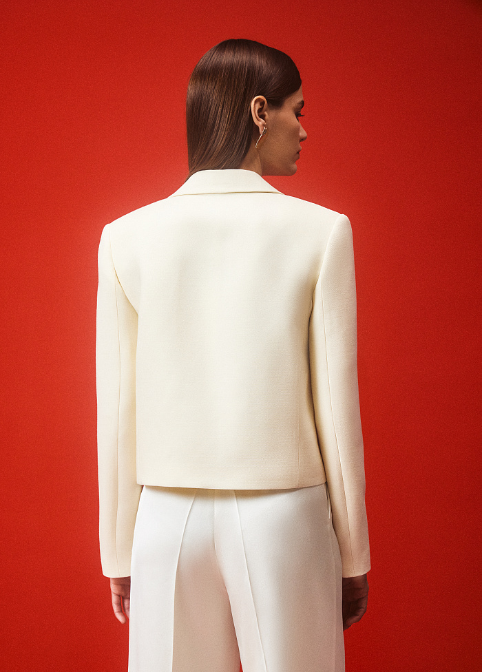 картинка Жакет из шерсти с бантом от бренда Оксаны Лаврентьевой OLOLOL